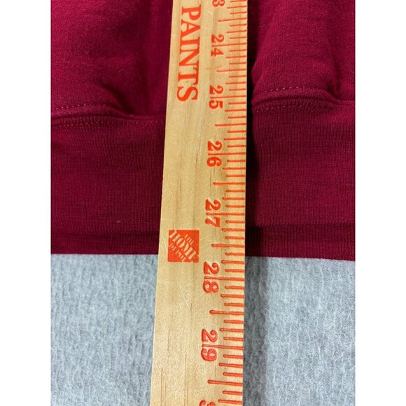 Harvard University‎ Crimson Gildan Campus Hoodie Sweatshirt (Men's XL) Maroon - Picture 11 of 12